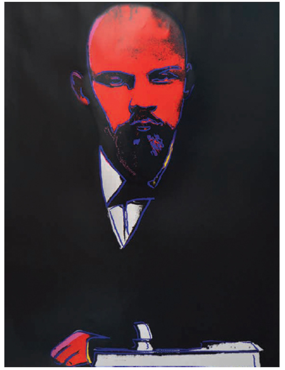 Andy Warhol, Black Lenin, 1987, serigrafia su carta. Photo © The Andy Warhol Foundation for the Visual Arts, Inc.