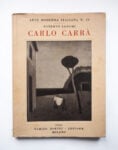 Arte Moderna Italiana volume N°11. Carlo Carrà, Ulrico Hoepli editore, Milano, 1945