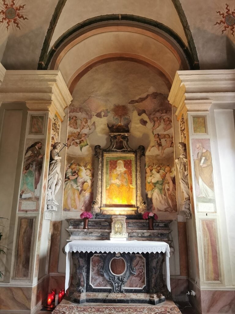 Cerano, affreschi in Santa Maria del Campo, Mortara