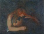 Edvard Munch, Vampire. Oil on canvas, 1893. Photo Munchmuseet