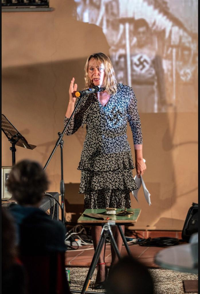 Emanuela Gandini durante un talk