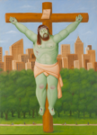 Fernando Botero, Crucifixion, 2011, Olio su tela, 150 x 206 cm, Medellin, Museo de Antioquia