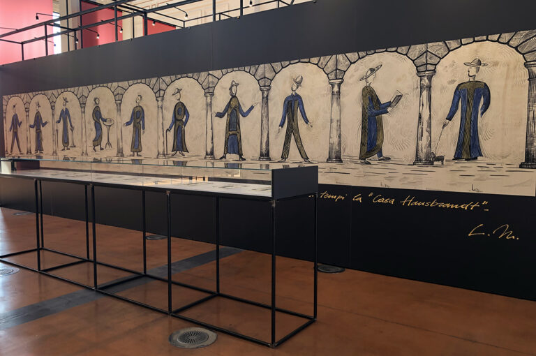 Hausbrandt e Trieste, installation view at Salone degli Incanti, Trieste, 2023. Photo Marta Santacatterina