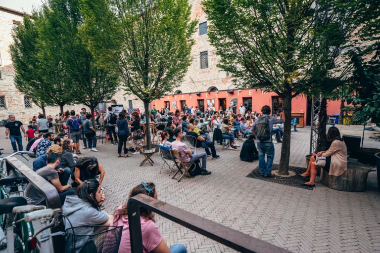 Il pubblico di Firenze RiVista in Piazza delle Murate