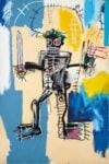 Jean-Michael Basquiat, Warrior (1982). Courtesy of Christie's Images Ltd.