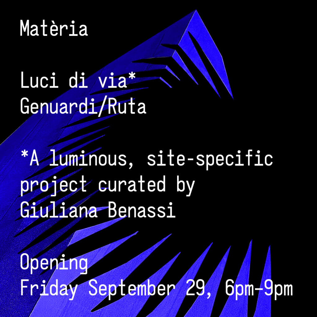 Genuardi/Ruta – Luci di via