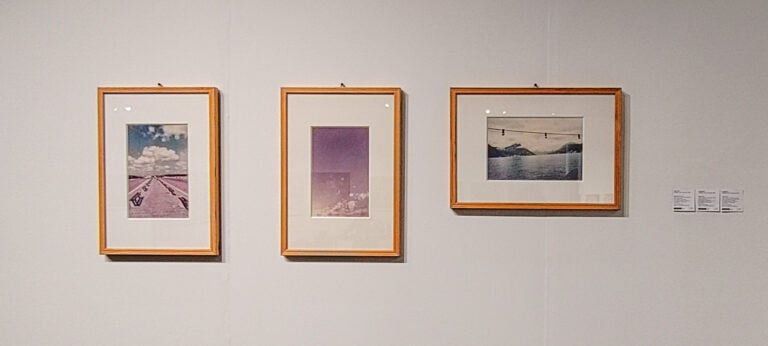 Opere di Luigi Ghirri in mostra negli spazi di Montrasio Arte a Photofairs. Foto: Maurita Cardone