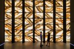 Perelman Performing Arts Center, interior corridor on theater level, designed by REX. Photo Iwan Baan