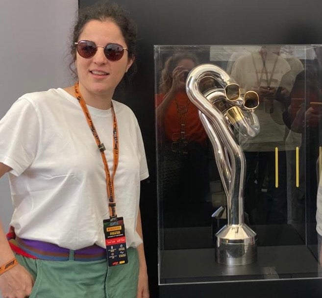 Artist Ruth Beraha has created the trophy for the Monza 2023 Formula 1 GP -  Domus
