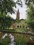 Sant'Albino, Mortara, vista dallo stagno