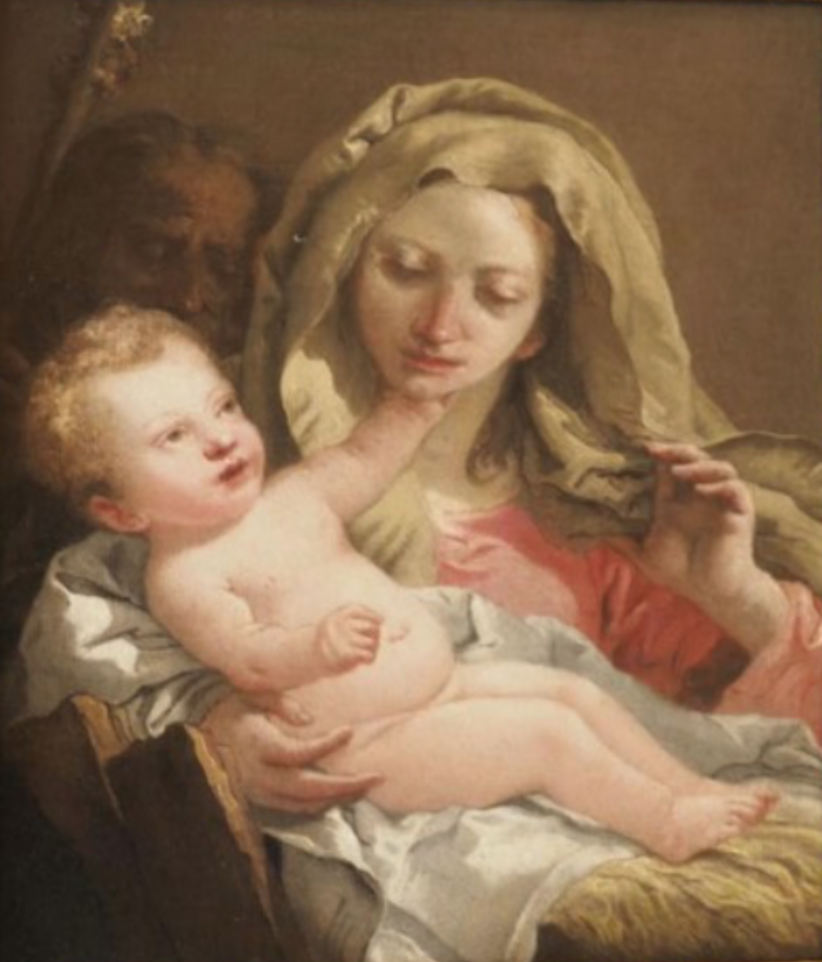 Giandomenico Tiepolo, Sacra Famiglia, 1770/1780