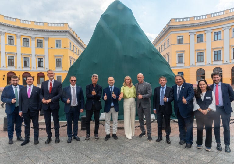 Termine visita a Odessa con Stefano Boeri Alessandro Giuli Davide La Cecilia L'Italia si dà da fare in Ucraina per la ricostruzione di Odessa