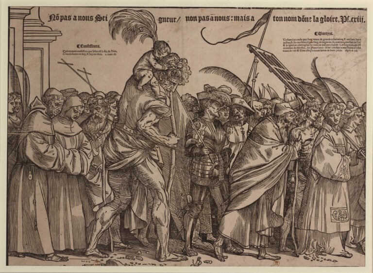 Tiziano, Trionfo di Cristo, 1508 circa (intaglio dei lefni) e 1545 circa (tiratura). © Parigi, Bibliothèque nationale de France