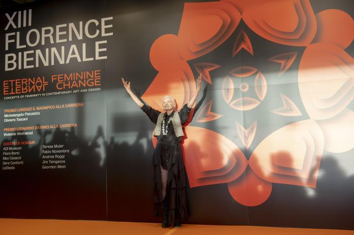 Vivienne Westwood premio Leonardo da Vinci alla carriera - XIII Florence Biennale
