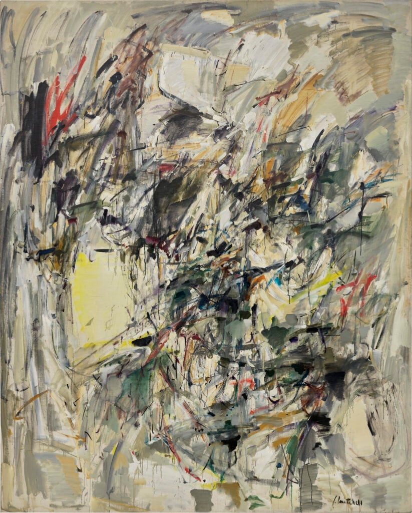 Joan Mitchell, Untitled, 1954. Courtesy Phillips