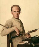 Bruno Croatto, Autoritratto nello studio. Courtesy Archivio fotografico del Museo Revoltella - Galleria d'arte moderna, Trieste