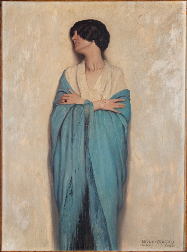 Bruno Croatto, Donna con veste azzurra, 1932. Courtesy Archivio fotografico del Museo Revoltella - Galleria d'arte moderna, Trieste
