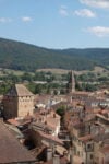 Cluny vista dall'alto delle Tour des Fromages. ©Photo Dario Bragaglia