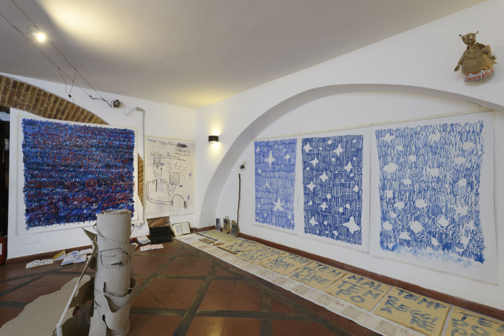Daniele Formica's studio during CASTRO Studio Program 2022. Photo Giorgio Benni