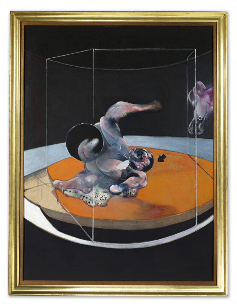 Francis Bacon, Figure in Movement, 1976. Courtesy Christie's Images Ltd. 2023 