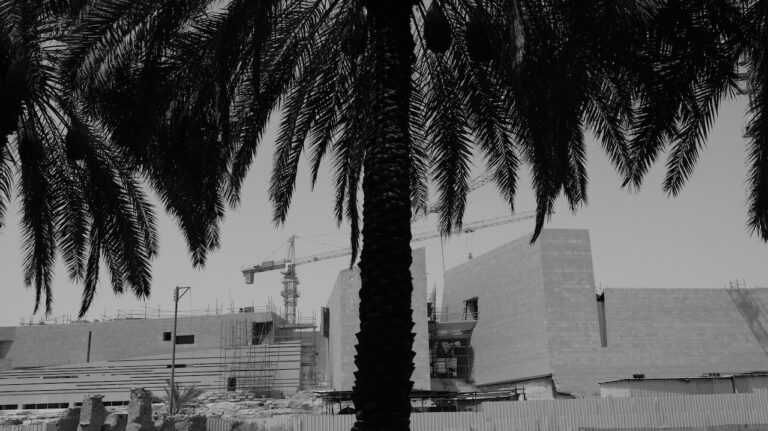 Il cantiere del Diriyah Art Futures. Courtesy Schiattarella Associati. Photo © Paolo Pellegrin