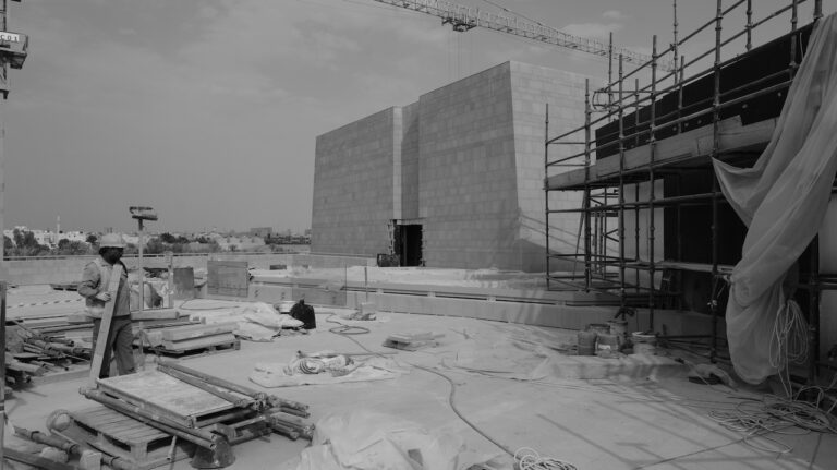 Il cantiere del Diriyah Art Futures. Courtesy Schiattarella Associati. Photo © Paolo Pellegrin