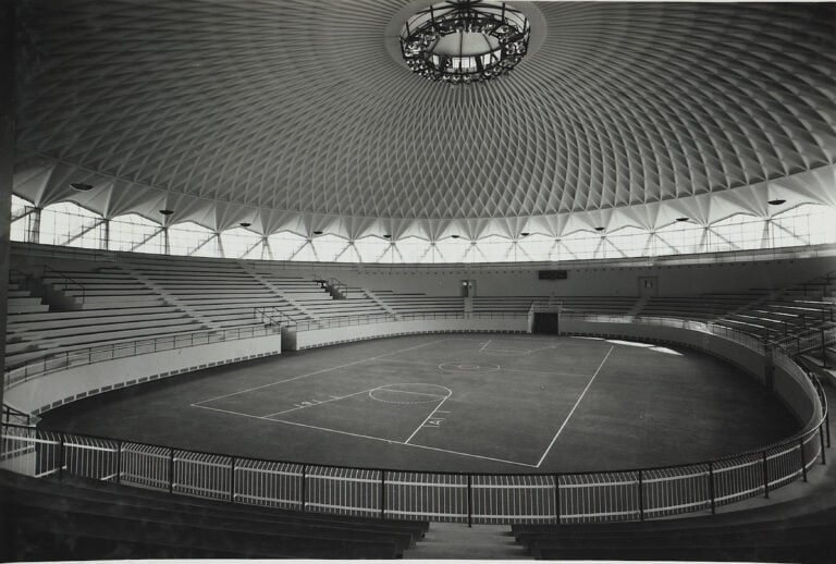 Interno del Palazzetto dello Sport, 1959. Courtesy Fondation Pier Luigi Nervi Project