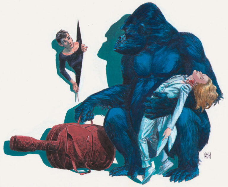 Julia, Sognare, forse morire. Illustrazione di Marco Soldi, 1998