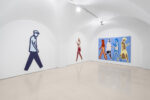 Julian Opie, Walking Figures, installation view at Galleria Valentina Bonomo, Roma, 2023. Photo © Christian Rizzo