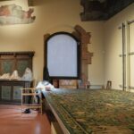 LArazzo millefiori in viaggio per Roma © Pistoia Musei A Pistoia si riscopre l'Arazzo dell’Adorazione con un'installazione immersiva