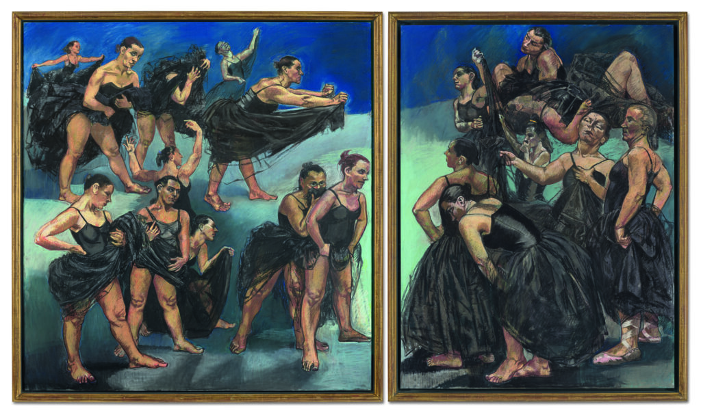 Paula Rego, Dancing Ostriches. Courtesy Christie's Images Ltd.