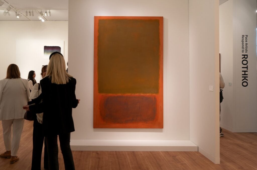 Mark Rothko da Pace Gallery. Courtesy of Paris+ par Art Basel