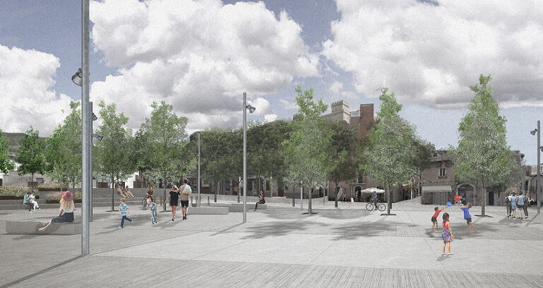 NEW CELANO CENTER, rigenerazione urbana del centro storico di Celano (AQ), 2023. Progetto vincitore. Crediti Tspoon