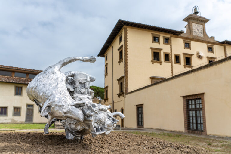 Nico Vascellari, Melma, installation view at Forte Belvedere, Firenze, 2023. Photo © Ela Bialkowska, OKNOstudio