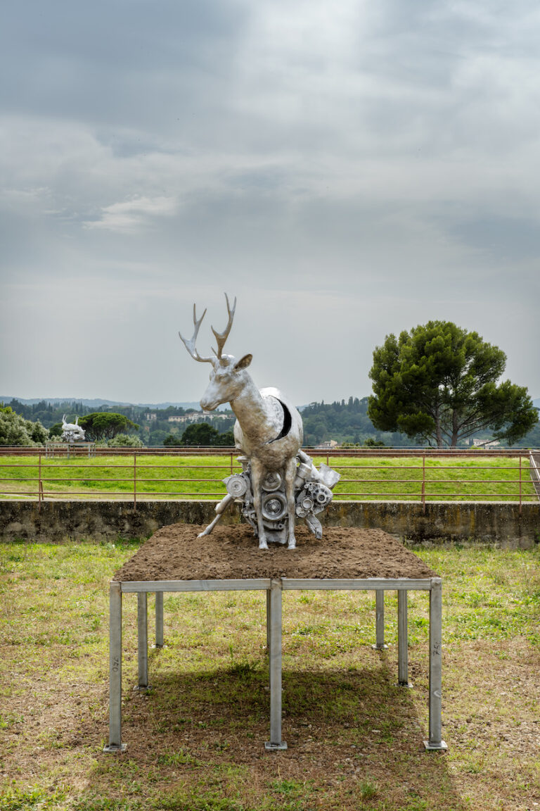 Nico Vascellari, Melma, installation view at Forte Belvedere, Firenze, 2023. Photo © Ela Bialkowska, OKNOstudio