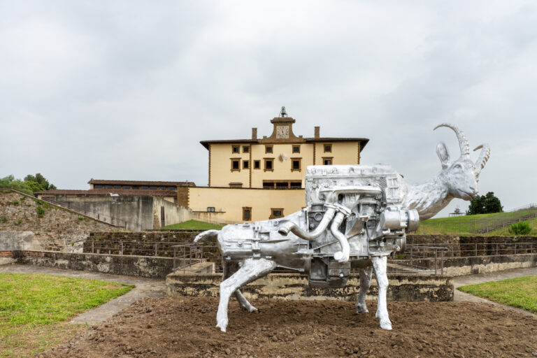 Nico Vascellari, Melma, installation view at Forte Belvedere, Firenze, 2023. Photo © Ela Bialkowska, OKNOstudio