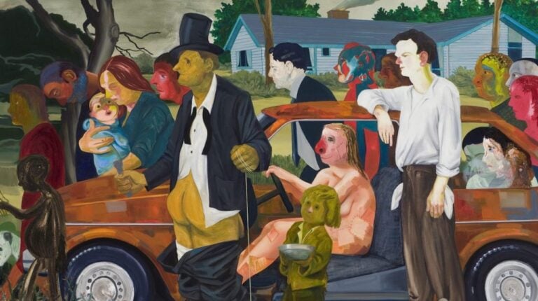 Nicole Eisenman, The Triumph of Poverty, 2009. From the Collection of Bobbi and Stephen Rosenthal, New York City, Image courtesy Leo Koenig Inc., New York