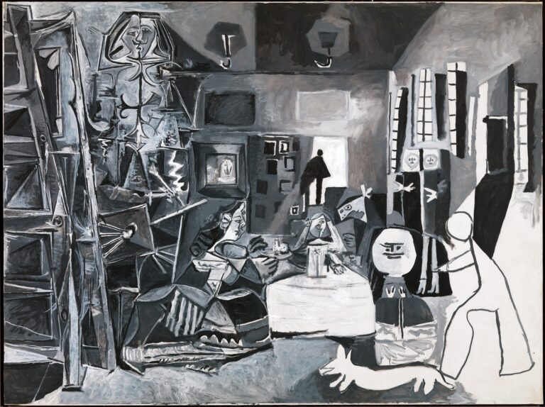 Pablo Picasso, Las Meninas, 17 de agosto de 1957. Óleo sobre tela 194 x 260 cm. Museu Picasso Barcelona, Successió Pablo Picasso, VEGAP, Madrid, 2023