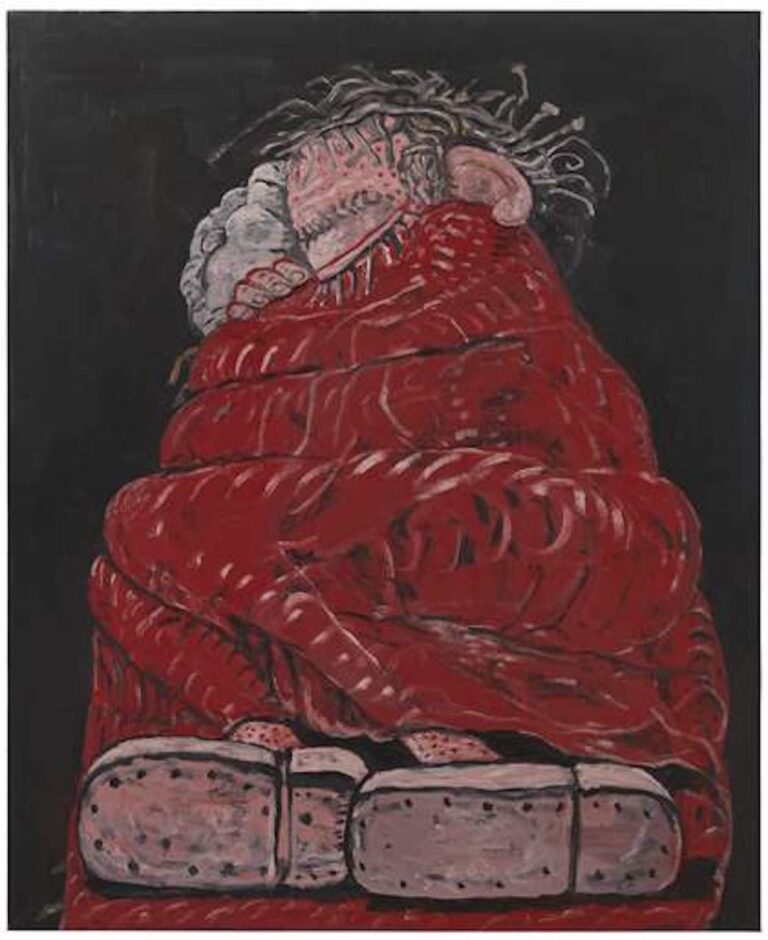 Philip Guston, Sleeping, 1977. Credits The Estate of Philip Guston, courtesy Hauser & Wirth