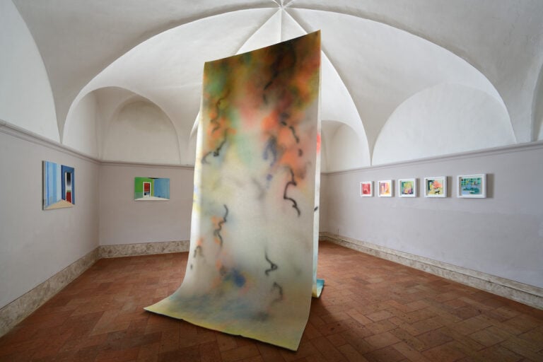 Quadri come luoghi, installation view at Palazzo Adorni, Capriolo, Brescia, 2023. Courtesy Michele Alberto Sereni