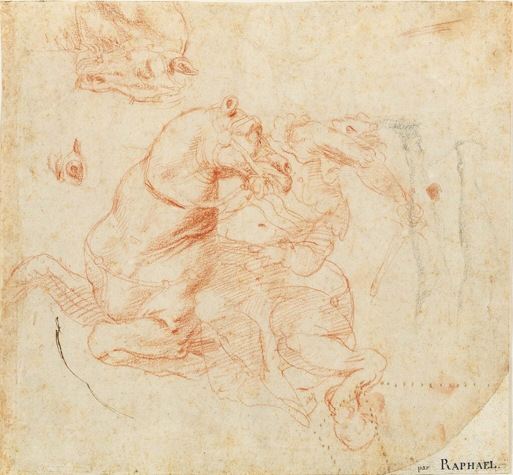 Un disegno riscoperto di Raffaello va in asta da Dorotheum