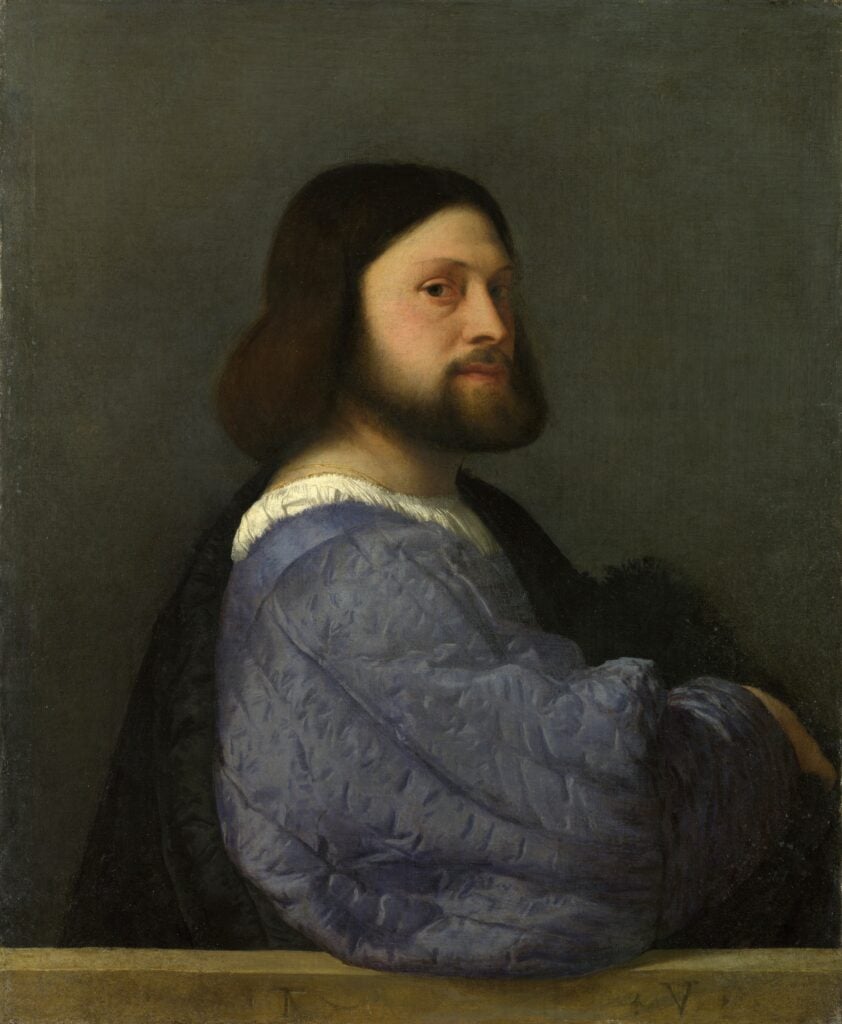 Ritratto d'uomo detto Ariosto, Tiziano Vecellio