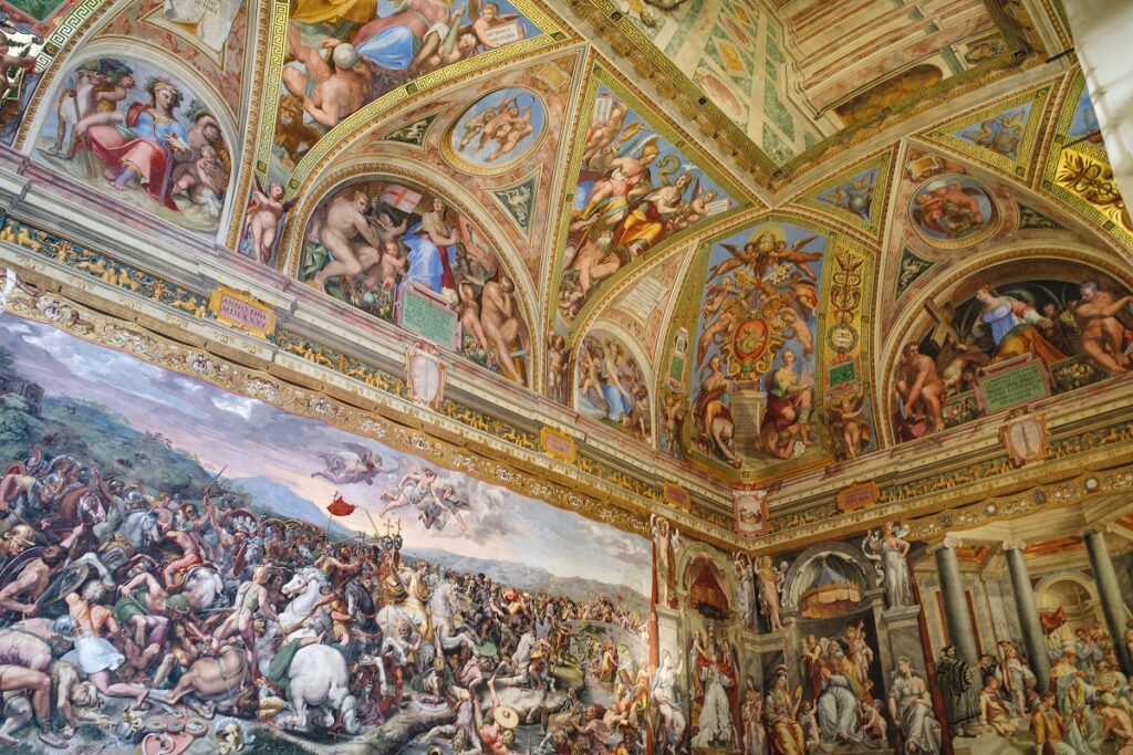 Sala di Costantino, Stanze Vaticane