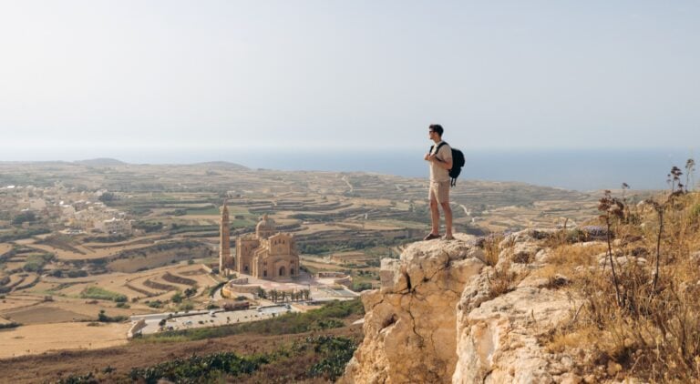 Veduta del Santuario di Ta' Pinu, Gozo