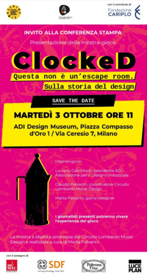 Clocked. Questa non è un’escape room. Sulla storia del design