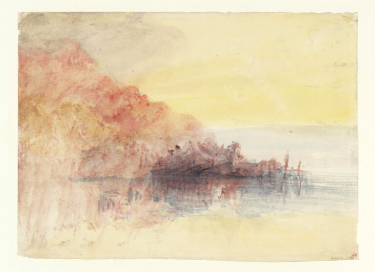 William Turner, Studio per Ulisse che deride Polifemo 1829 ca.