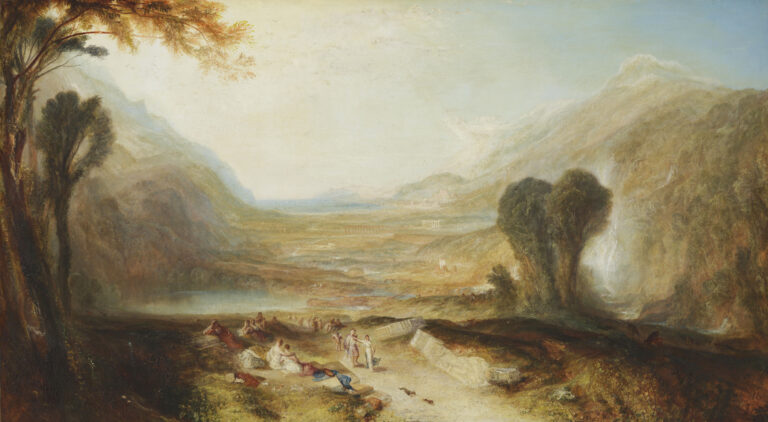 William Turner, Storia di Apollo e Dafne, esposto nel 1837