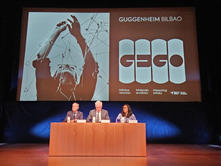 Gego. Misurare l'infinito al Guggenheim di Bilbao. Conferenza Stampa con José Manuel Ereño, Juan Ignacio Vidarte, Geannine Gutiérrez-Guimarães - photo Donatella Giordano
