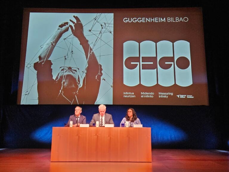 Gego. Misurare l'infinito al Guggenheim di Bilbao. Conferenza Stampa con José Manuel Ereño, Juan Ignacio Vidarte, Geannine Gutiérrez-Guimarães - photo Donatella Giordano