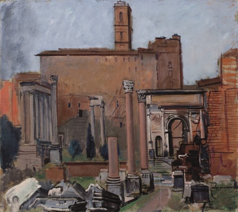 Achille Funi, Il Foro romano, 1930. Ferrara, Museo d’Arte Moderna e Contemporanea “Filippo de Pisis”